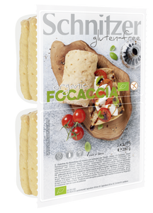 Pão Foccacia Sem Glúten Bio 2*110gr - Schnitzer - Crisdietética