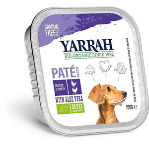 Pate com Frango; Peru e Aloé Vera Biológico 150g - Yarrah - Crisdietética