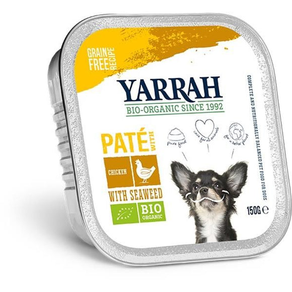 Pate de Frango e Algas Biológico 150g - Yarrah - Crisdietética