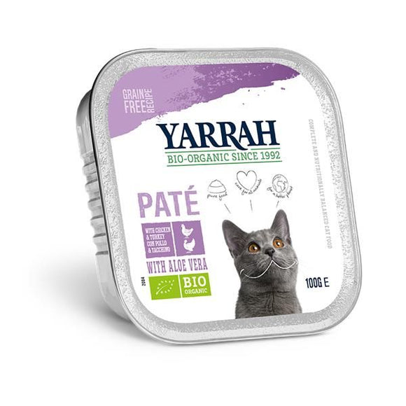 Pate de Frango; Peru e Aloé Vera Biológico 100g - Yarrah - Crisdietética