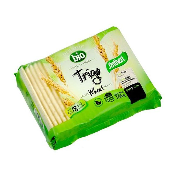 Tostas Ligeiras com Trigo Biológico 100g - Santiveri - Crisdietética