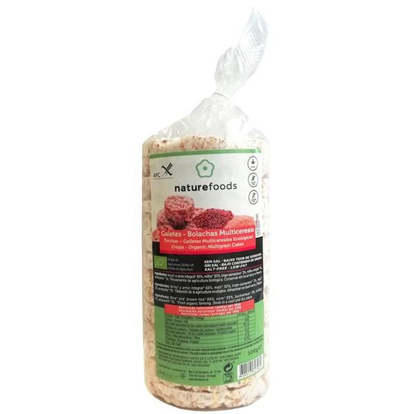 Galetes Multicereais Biológico 100g - Naturefoods - Crisdietética