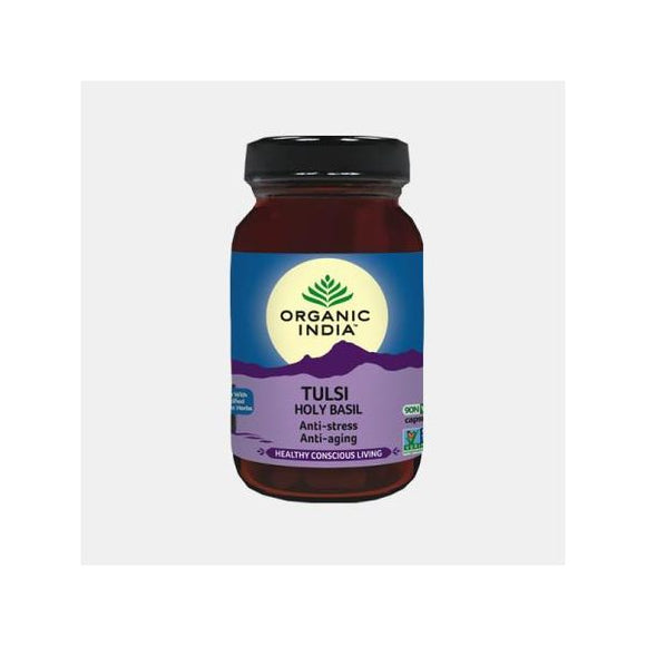 Tulsi Holy Basil 90 Cápsulas - Organic India - Crisdietética