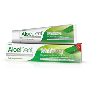 Pasta de Dente Branqueadora Sem Flúor 100ml - Aloe Dent - Crisdietética