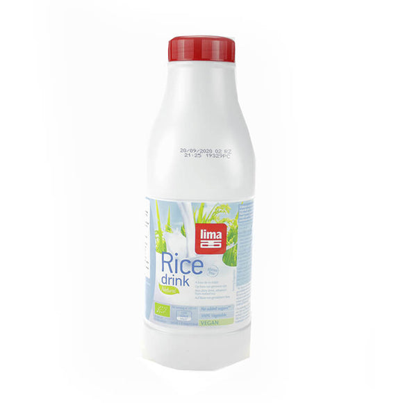 Bebida de Arroz Natural Garrafa Bio 1L - Lima - Crisdietética