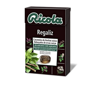 Rebuçados de Ervas Suíças Sabor Alcaçuz 50g - Ricola - Crisdietética