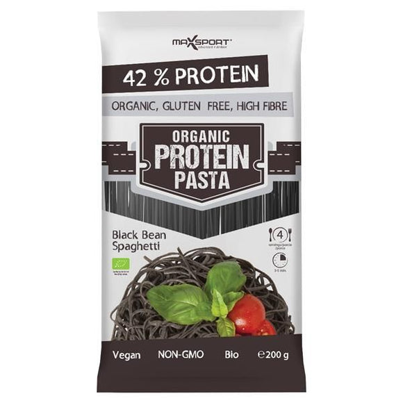 Esparguete de Feijão Preto 200g - MaxSport - Crisdietética