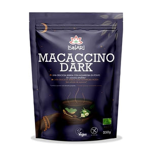 Macaccino Dark 250g - Iswari - Crisdietética