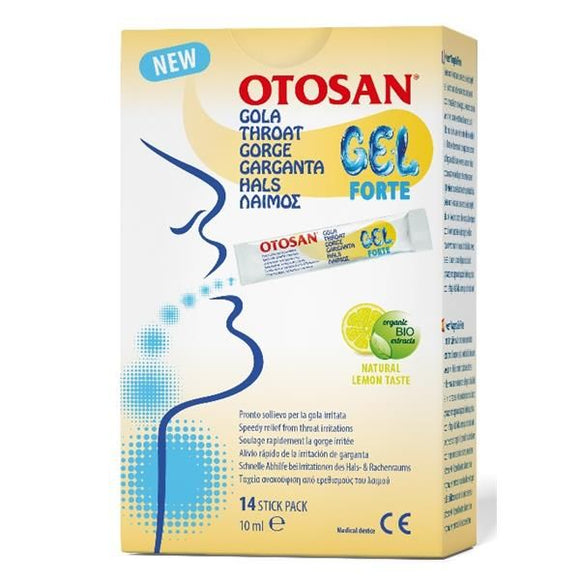 Garganta Gel Forte 14 Unidades - Otosan - Crisdietética