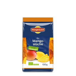 Manga Seca em Pedaços Biológico 100g - Morgenland - Crisdietética