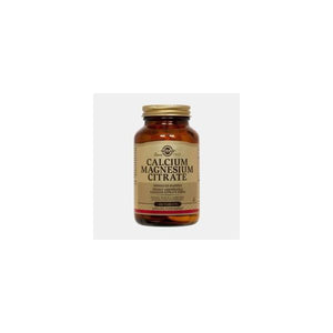 Calcium Magnesium Citrate 100 Comprimidos - Solgar - Crisdietética