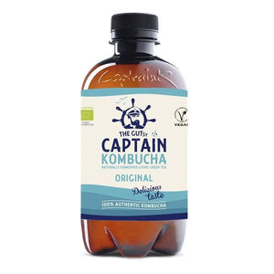 Kombucha Biológica Original 400ml - The Gutsy Captain - Crisdietética