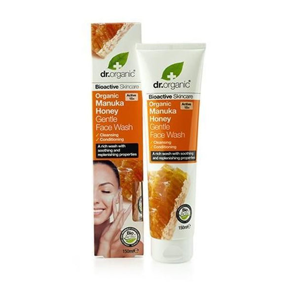 Gel Limpeza Facial Mel de Manuka 150ml - Dr.Organic - Crisdietética