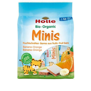 Minis Barras de Banana e Laranja 12 Meses 100g - Holle - Crisdietética