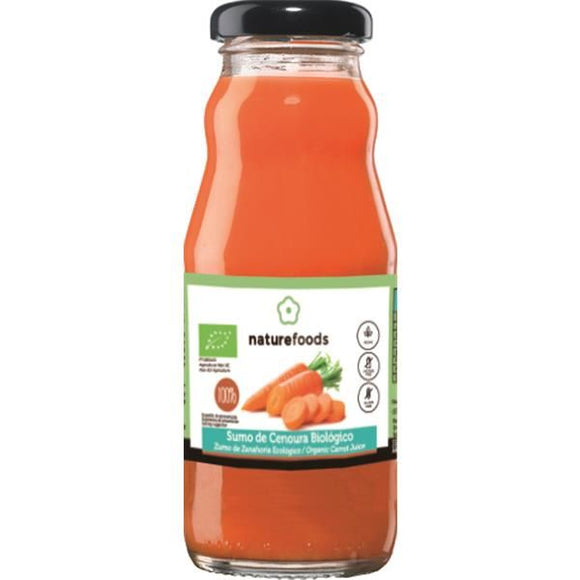 Sumo de Cenoura Biológico 200ml - Naturefoods - Crisdietética