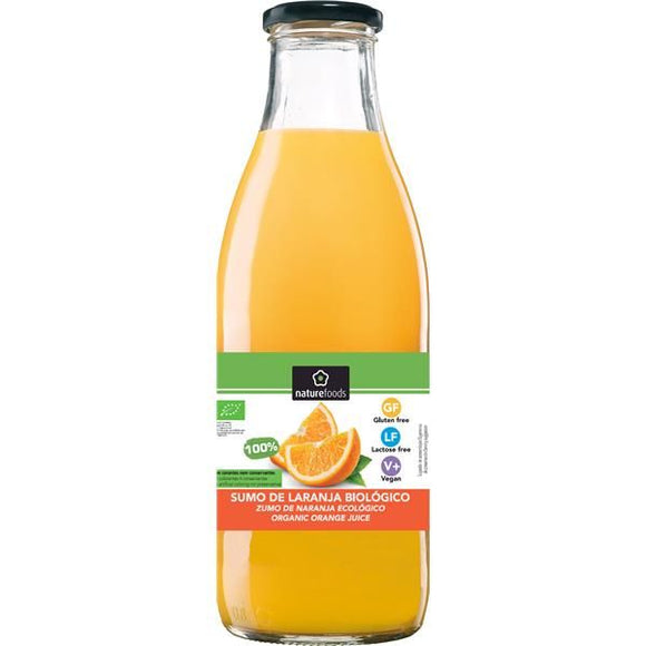 Sumo de Laranja Biológico 750ml - Naturefoods - Crisdietética