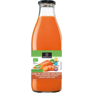 Sumo de Cenoura Biológico 750ml - Naturefoods - Crisdietética