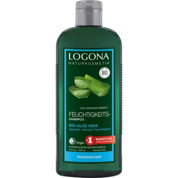 Champô Aloé Vera Hidratante Cabelo Seco 250ml - Logona - Crisdietética