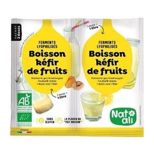 Preparado em Pó para Bebida de Kefir Fruits 10g - Nat - Ali - Crisdietética