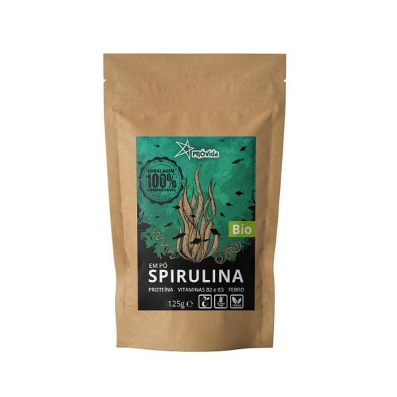 Spirulina em Pó Bio 125g - Provida - Crisdietética