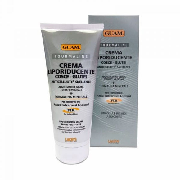 Crema Liporiducente - Tourmaline Creme Liporedutor Coxas e Glúteos com Fir 200ml - Guam - Crisdietética