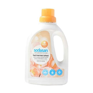 Amaciador Roupa Ecológico Fragrancia Pessego 750ml - Sodasan - Crisdietética