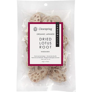 Raiz de Lotus Seca Biológica 30g - ClearSpring - Crisdietética