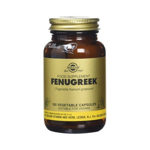 Fenugreek 520mg 100 Cápsulas - Solgar - Crisdietética