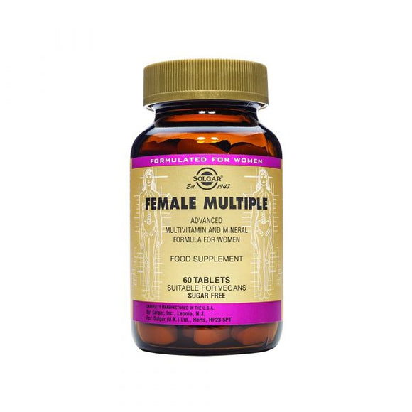 Female Multiple Multivit 60 Cápsulas - Solgar - Crisdietética