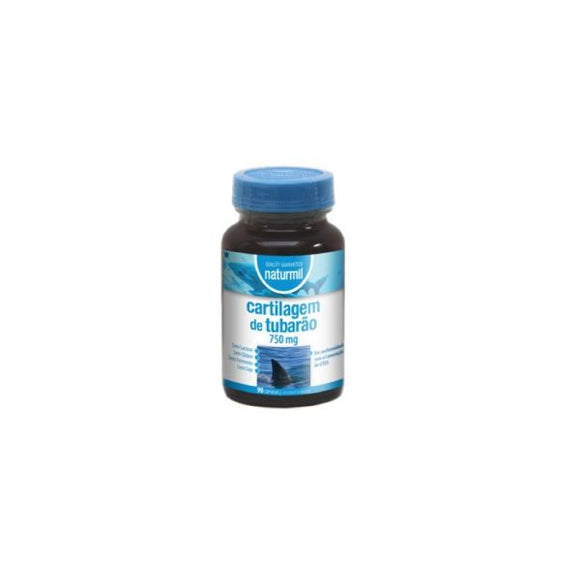 Cartilagem de Tubarão 750mg 90 cápsulas - Naturmil - Crisdietética