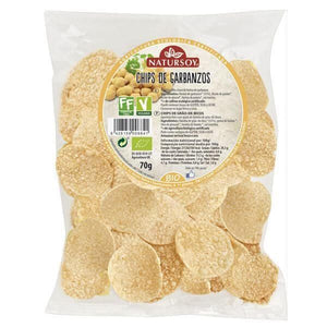 Snack Frito de Grão de Bico Biológico 70g - Natursoy - Crisdietética