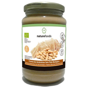 Creme de Amêndoa sem Pele Biológico 300g - Naturefoods - Crisdietética