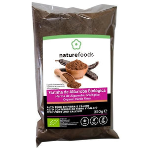 Farinha de Alfarroba Biológica 250g - Naturefoods - Crisdietética