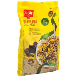 Muesli de Chocolate Sem Glúten 375g - Schar - Crisdietética