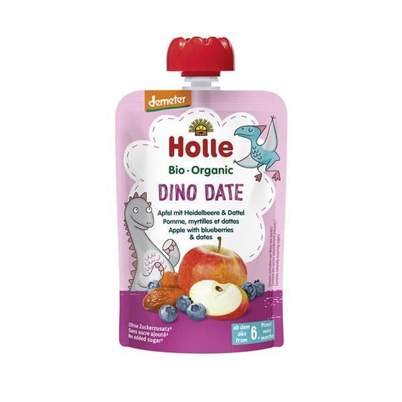 Puré de Frutos Dino Date 6M Biológico 100g - Holle - Crisdietética