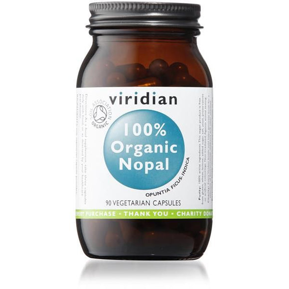 Nopal Bio 90 Cápsulas - Viridian - Crisdietética