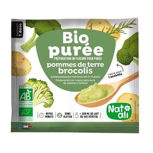 Puré de Batata e Brócolis Instantâneo Biológico 30g - Nat -Ali - Crisdietética