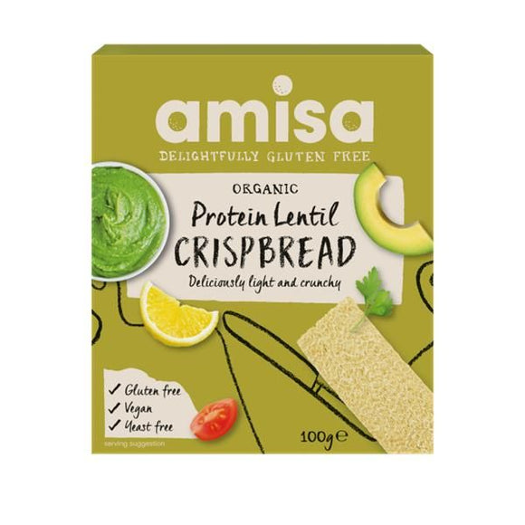 Tostas Proteicas de Lentilhas Biológicas 100g - Amisa - Crisdietética