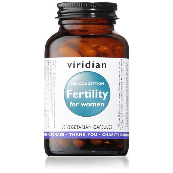 Complexo Multivitamínico e Mineral – Fertilidade Para A Mulher 60 Cápsulas - Viridian - Crisdietética