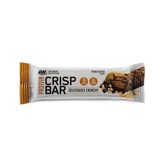 Barra Crispy Manteiga de Amendoim 65g - On Optimum Nutrition - Crisdietética