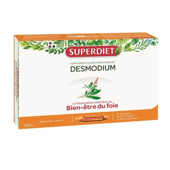 Desmodium 20 Ampolas - SuperDiet - Crisdietética