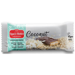 Barra de Aveia com Coco e Chocolate 82g - Leya's Oaties - Crisdietética