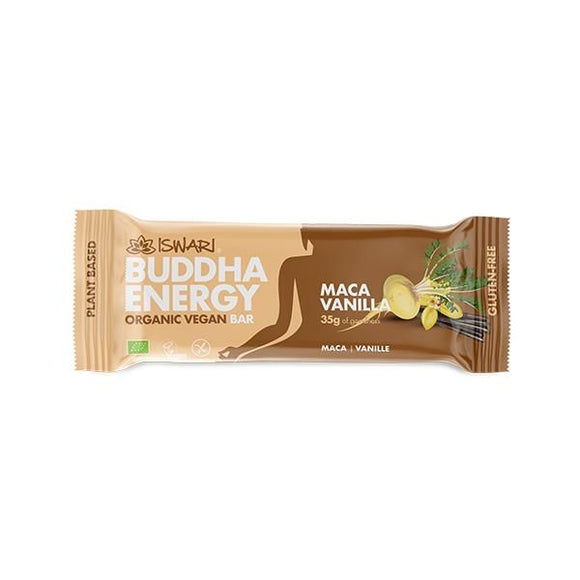 Barra Energética de Maca e Baunilha 35g - Iswari - Crisdietética