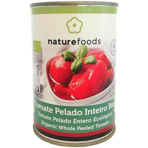 Tomate Pelado Inteiro Biológico 400g - Naturefoods - Crisdietética