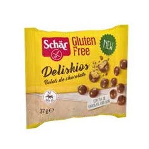 Bolas de Chocolate Crocantes Delishios 37g - Schar - Crisdietética