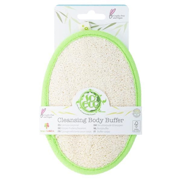 Esponja Esfoliante de Corpo Lufa e Algodão - So Eco - Crisdietética