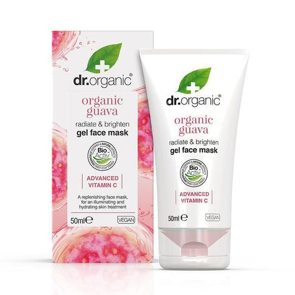 Gel Máscara Facial de Goiaba 50ml - Dr.Organic - Crisdietética