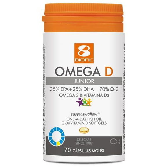 Ómega D Kids 70 Cápsulas - Biofil - Crisdietética