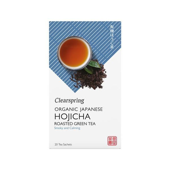 Chá Japonês Hojicha Biológico 20 Saquetas - ClearSpring - Crisdietética