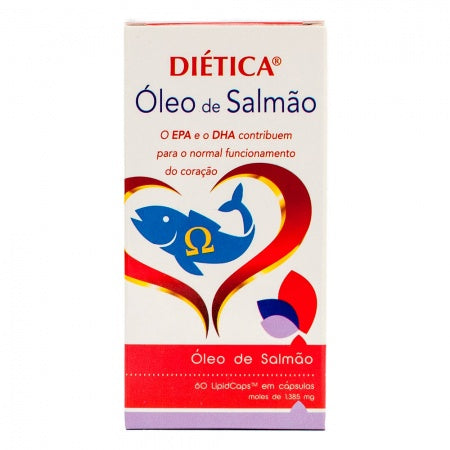 Óleo de Salmão 1000mg 60 Cápsulas - Diética - Crisdietética